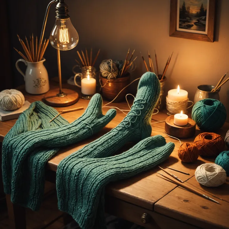 Откройте для себя искусство вязания носков спицами: простой путь к уюту и творчеству