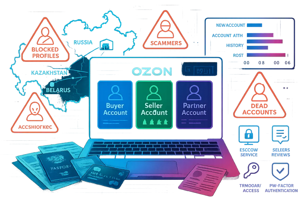 Как выбрать и купить аккаунт Ozon: инструкция по продаже, использованию и преимуществам для различных регионов