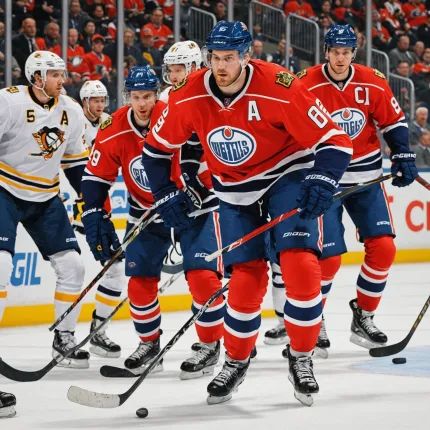 Такого курьеза Америка не видела еще никогда: звездный игрок НХЛ забил нелепый автогол, стоя спиной к своим воротам